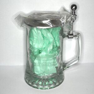 Old Spice Promotional Glass Mug With Flip Lid Ship Grand Turk